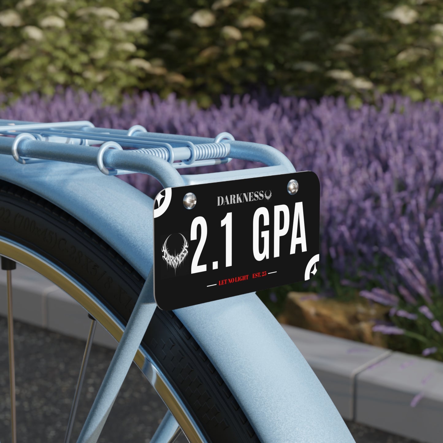 Darkness "2.1 GPA" *Mini* License Plate